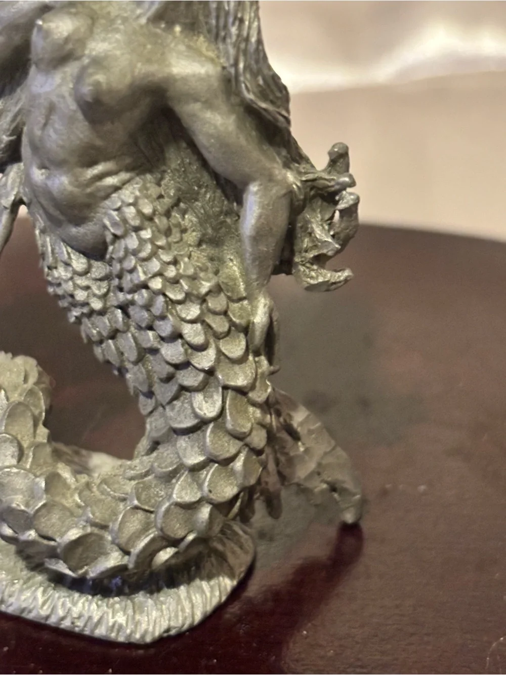 Pewter Mermaid Figurine